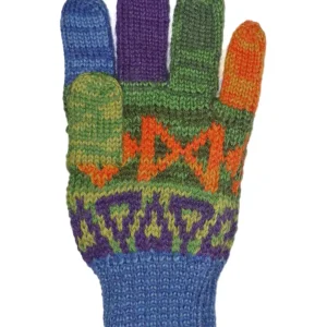 Alpaka Fingerhandschuhe AQUARELLI